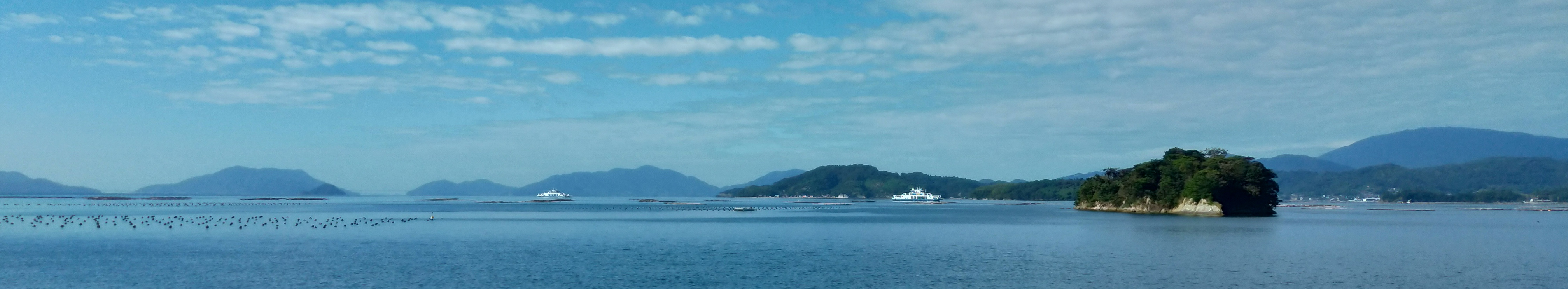 Picture by Shimizu of the Seto inland sea